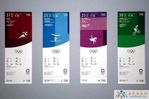 东京奥运会门票样式公布！