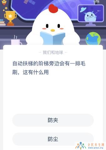 电动扶梯阶梯旁的毛刷有什么用？作用是防夹还是防尘