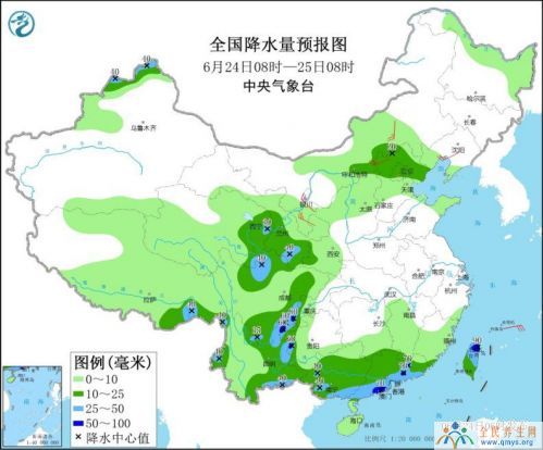 华南等地有较强降水 江汉江淮等地迎新一轮降水过程